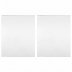 Folie lustrzane, 2 szt., samoprzylepne, 45x150 cm, PET