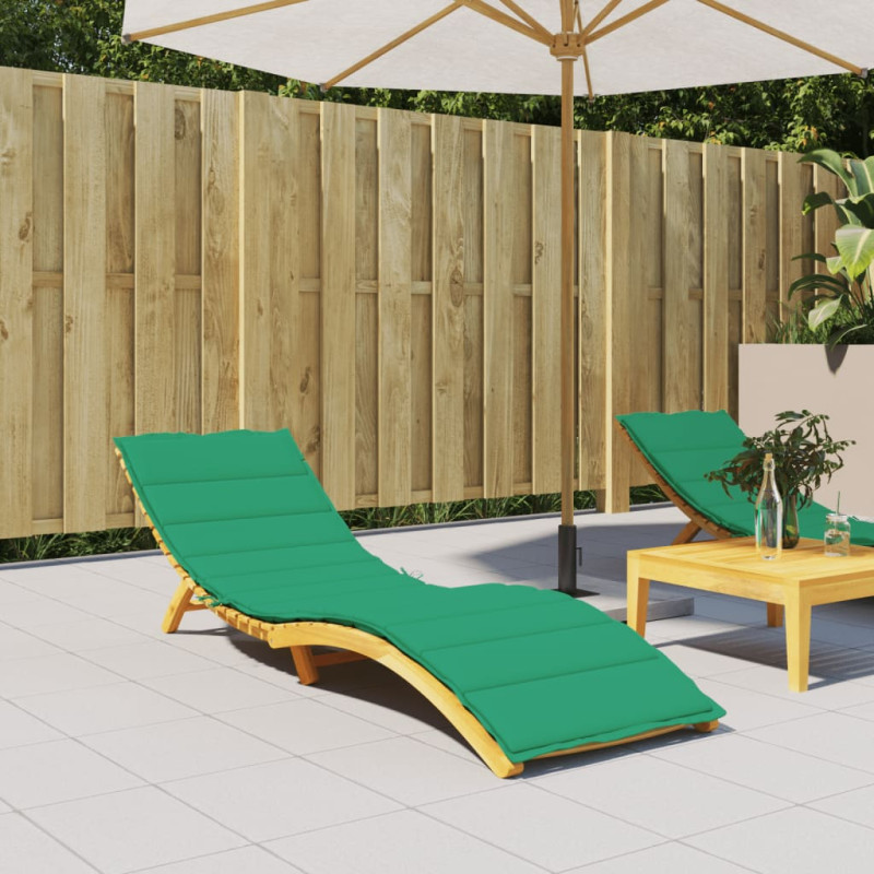 Poduszka na leżak, zielona, 200x60x3 cm, tkanina Oxford