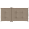 Poduszki na krzesła ogrodowe, 6 szt., taupe, 100x50x3 cm