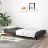 2-osobowa sofa, szara, sztuczna skóra