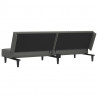 2-osobowa sofa, szara, sztuczna skóra