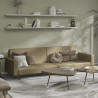 2-osobowa sofa, cappuccino, sztuczna skóra