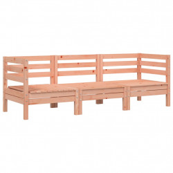 Ogrodowa sofa 3-osobowa, lite drewno daglezjowe