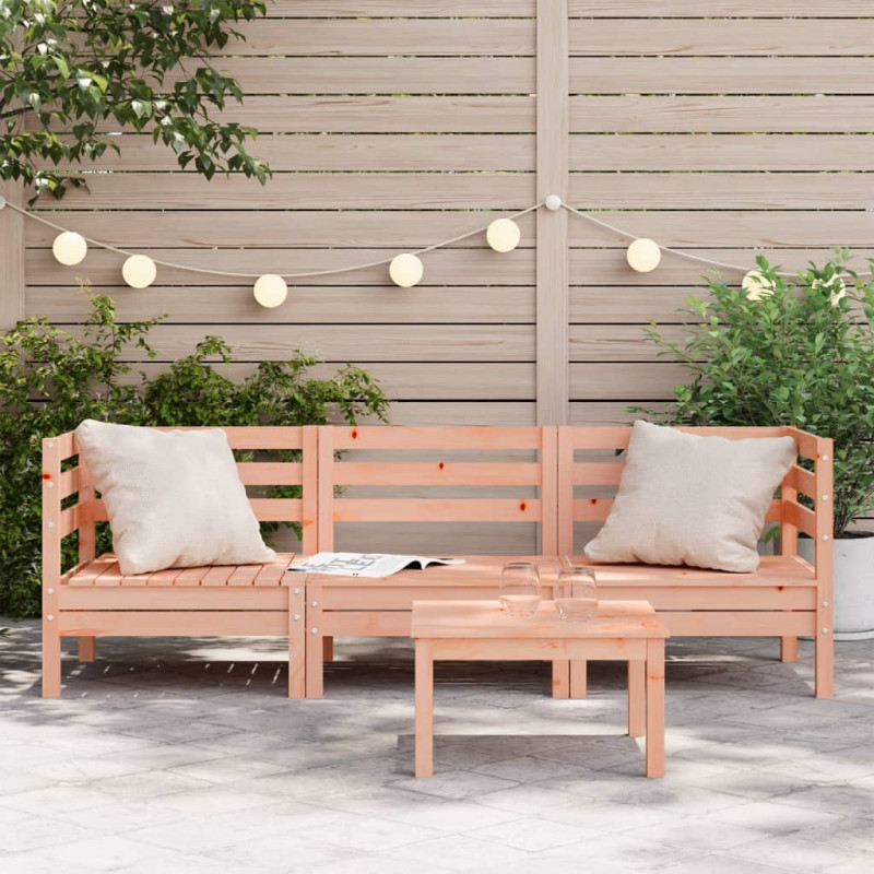 Ogrodowa sofa 3-osobowa, lite drewno daglezjowe