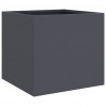 Donice, 2 szt., antracytowe, 32x30x29 cm, stal