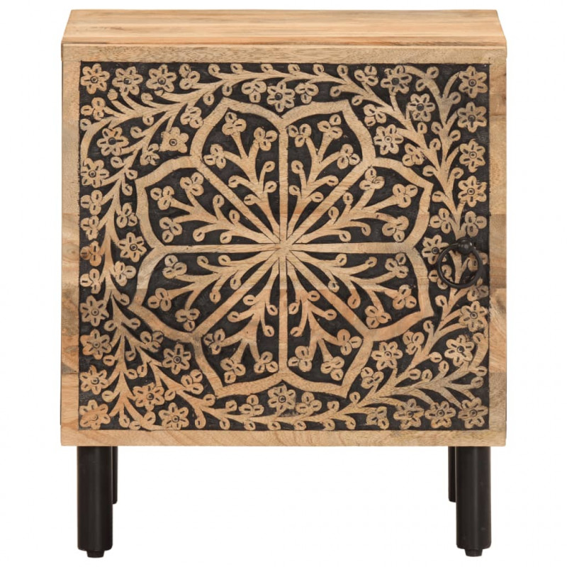 Szafki nocne, 2 szt., 40x33x46 cm, lite drewno mango