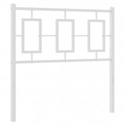 Metalowe wezgłowie, białe, 90 cm