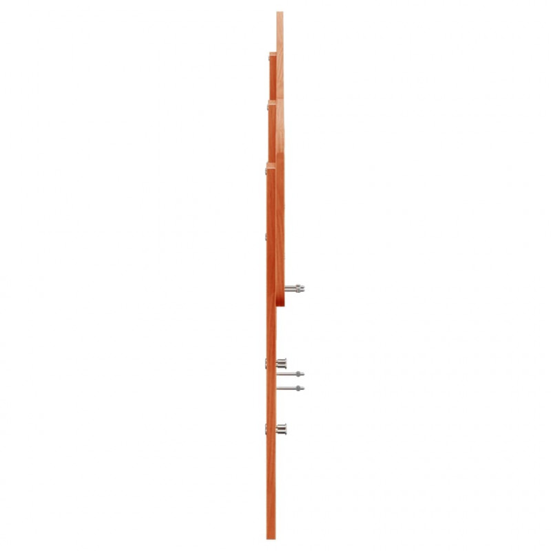 Wezgłowie do łóżka, woskowy brąz, 180 cm, lite drewno sosnowe