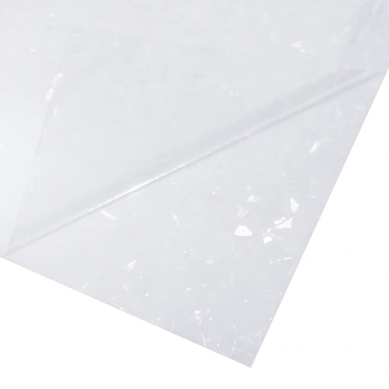 Folia okienna, matowa, tęczowy wzór 3D, 60x1000 cm, PVC
