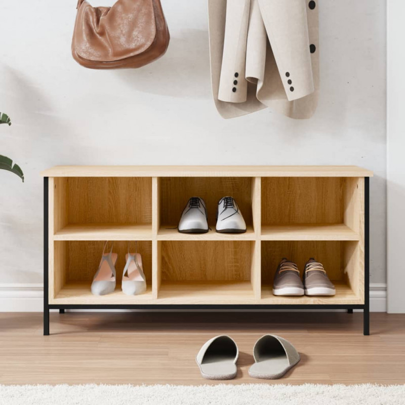 Szafka na buty, dąb sonoma, 100x35x50 cm