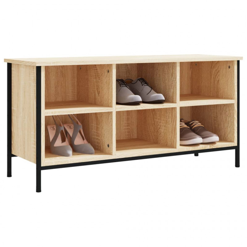 Szafka na buty, dąb sonoma, 100x35x50 cm