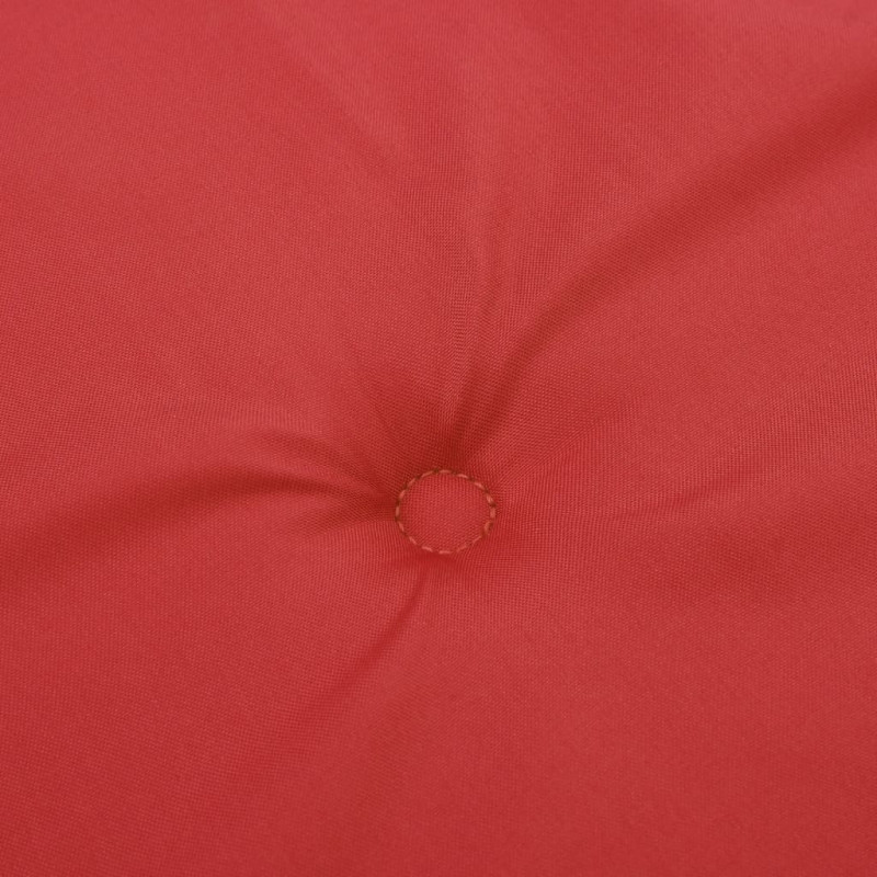 Poduszki na krzesła ogrodowe, 2 szt., czerwone, 40x40x3 cm