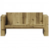 Sofa ogrodowa, 2-osobowa, 134x60x62 cm, impregnowana sosna
