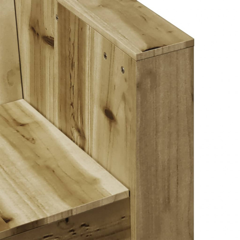 Sofa ogrodowa, 2-osobowa, 134x60x62 cm, impregnowana sosna