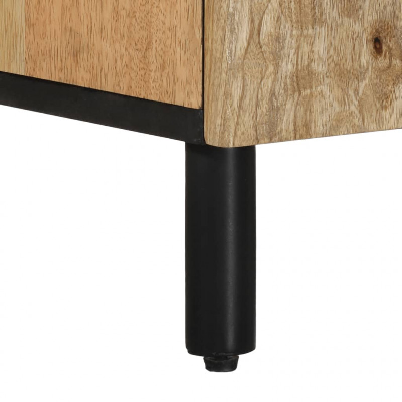 Szafka nocna, 50x33x60 cm, lite drewno mango