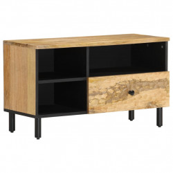Szafka pod telewizor, 80x33x46 cm, lite drewno mango