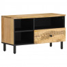 Szafka pod telewizor, 80x33x46 cm, lite drewno mango