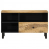 Szafka pod telewizor, 80x33x46 cm, lite drewno mango