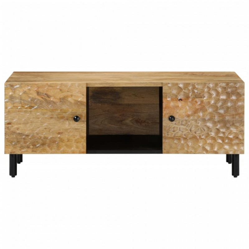 Stolik kawowy, 100x54x40 cm, lite drewno mango