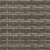 2-os. sofa ogrodowa z daszkiem i podnóżkami, szara, rattan PE