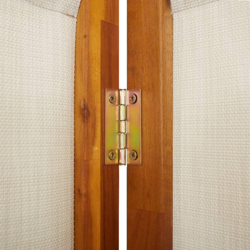 Parawan 4-panelowy, jasnoszary, 280x180 cm