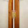Parawan 4-panelowy, jasnoszary, 280x180 cm