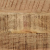 Stolik konsolowy, 110x30x75 cm, surowe drewno mango i żelazo