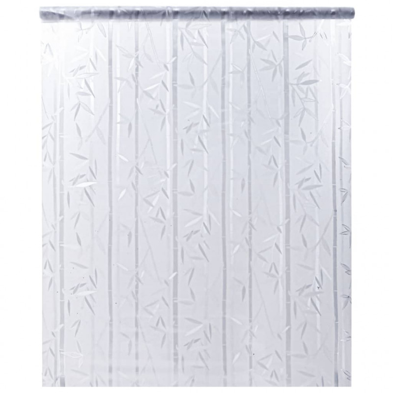 Folia okienna, matowa, wzór bambusa, 90x500 cm, PVC