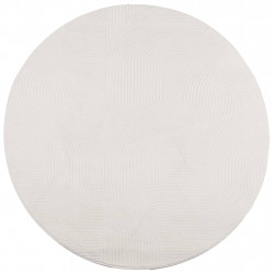 Dywan IZA z krótkim włosiem, kremowy, Ø 80 cm