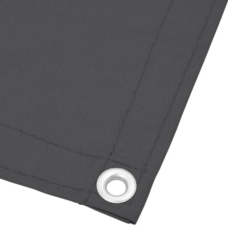 Parawan balkonowy, antracyt, 75x800 cm, 100% poliester Oxford
