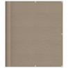 Parawan balkonowy, taupe, 120x800 cm, 100% poliester Oxford