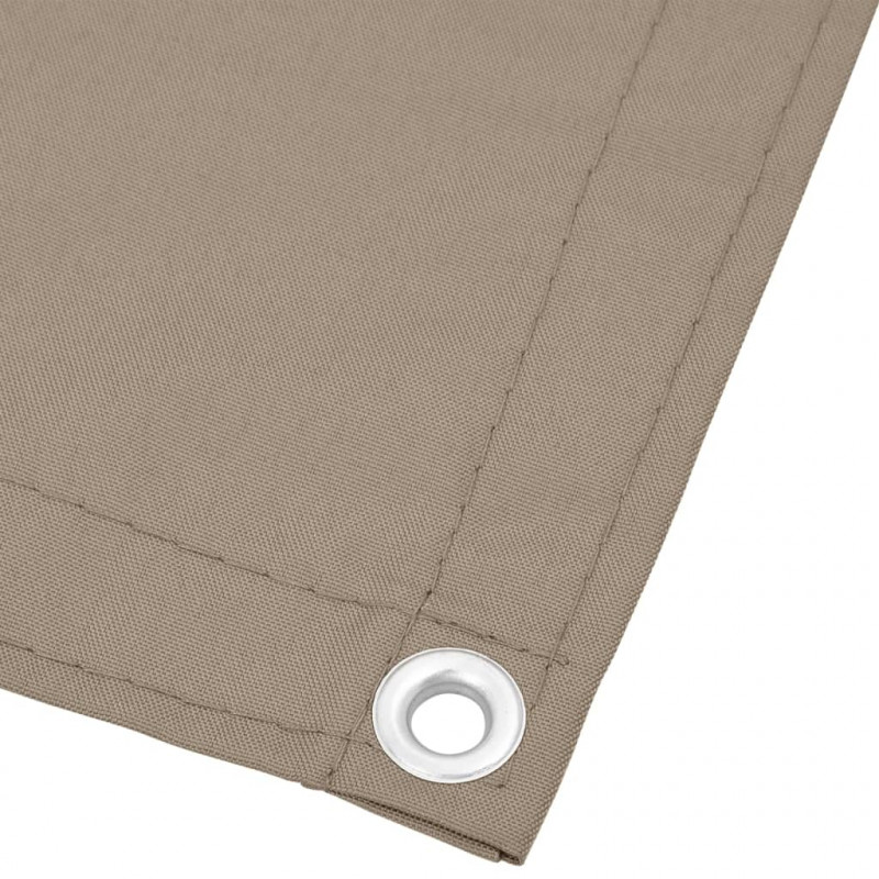 Parawan balkonowy, taupe, 120x800 cm, 100% poliester Oxford