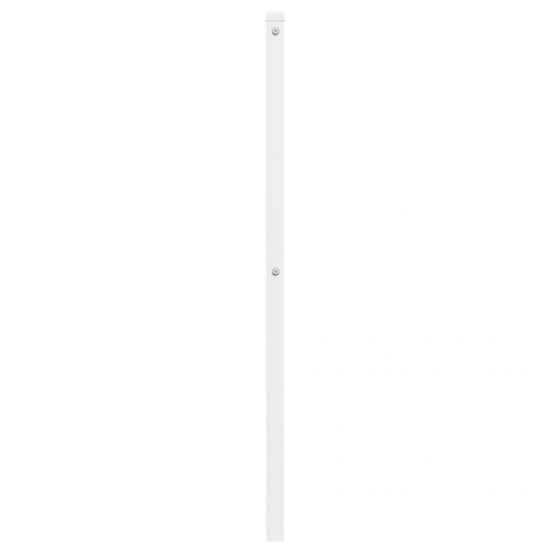 Metalowe wezgłowie, białe, 180 cm