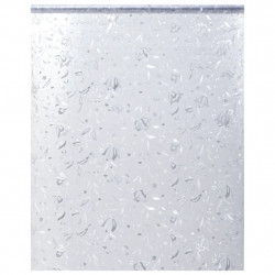 Folia okienna, matowa, wzór w kwiaty, 90x500 cm, PVC