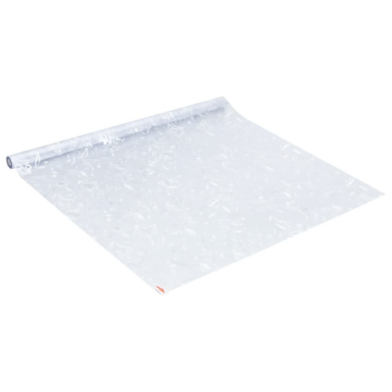 Folia okienna, matowa, wzór w kwiaty, 90x500 cm, PVC