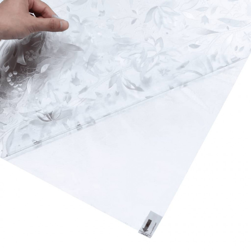 Folia okienna, matowa, wzór w kwiaty, 90x500 cm, PVC
