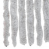 Zasłona przeciwko owadom, szara, 100x200 cm, szenil