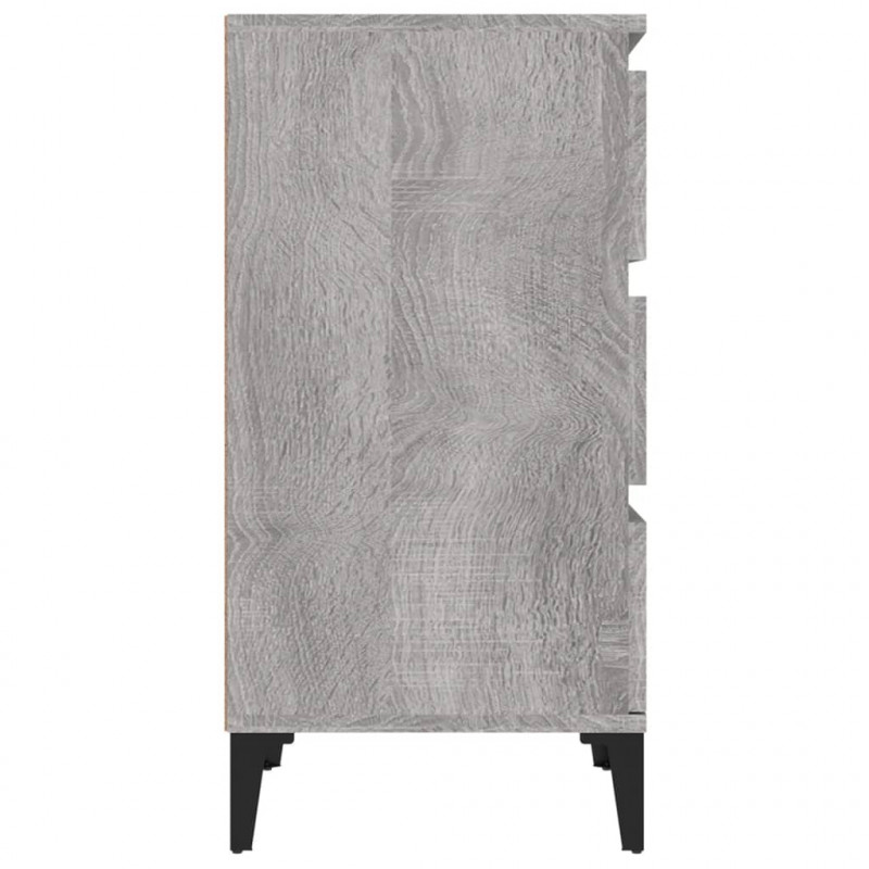 Szafka nocna, szary dąb sonoma, 40x35x70 cm
