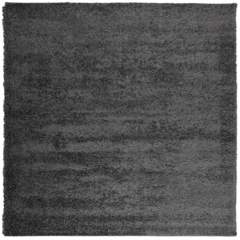 Dywan z długim włosiem PAMPLONA, antracytowy, 200x200 cm