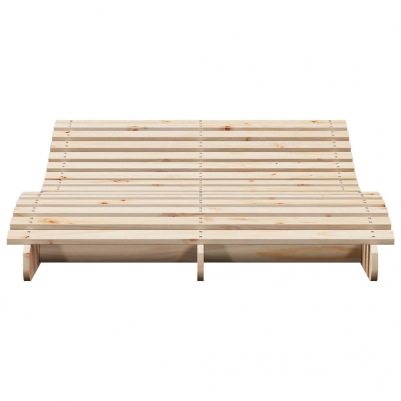 Leżak, 205x110x31,5 cm, lite drewno sosnowe