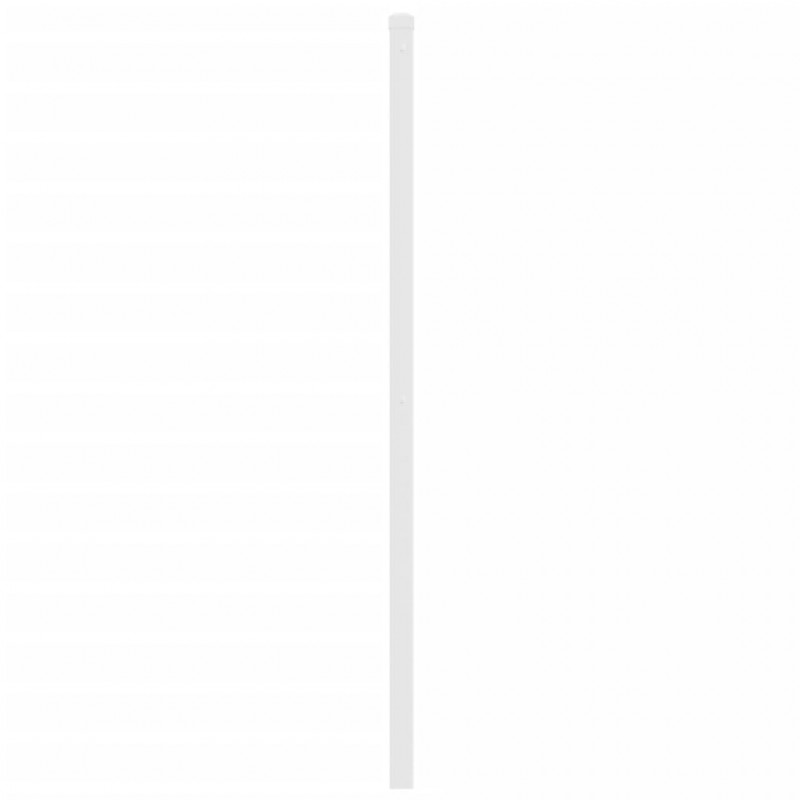 Metalowe wezgłowie, białe, 150 cm