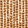 Zasłona przeciwko owadom, ochra i biel, 90x200 cm, szenil