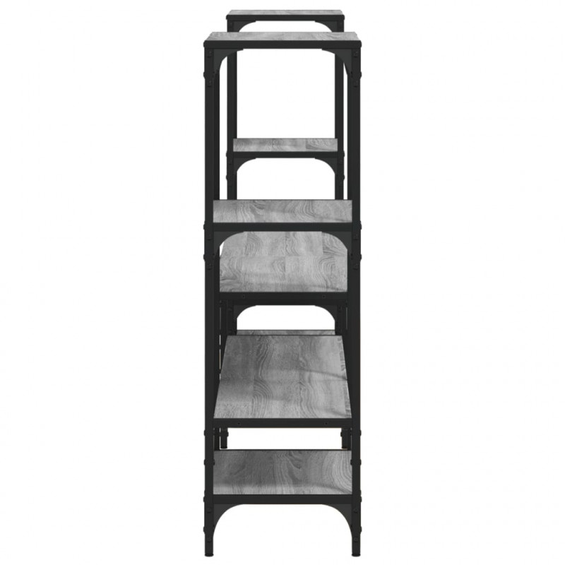 Szafka pod TV, szary dąb sonoma, 206,5x28,5x95 cm