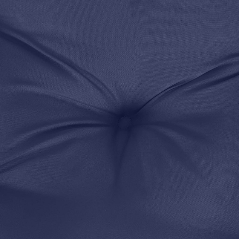 Poduszki na krzesła z niskim oparciem, 4 szt., granatowe