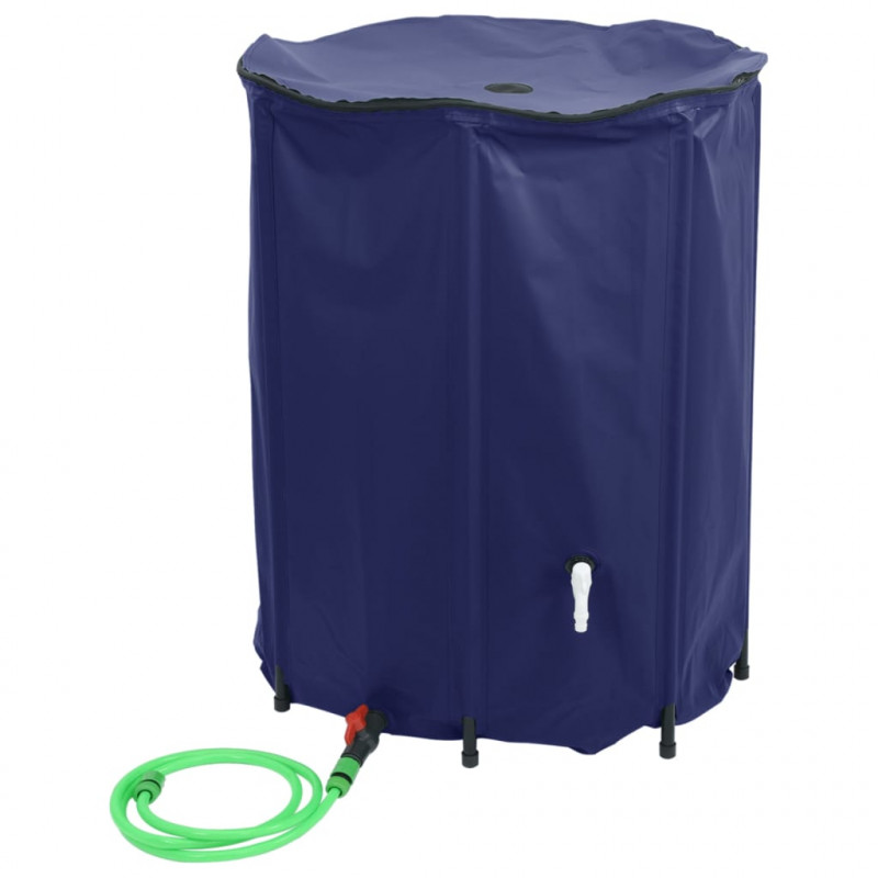 Zbiornik na wodę, z kranikiem, składany, 1350 L, PVC