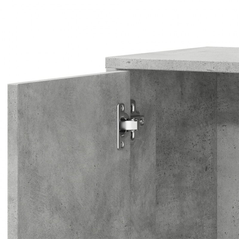 Szafka, szarość betonu, 60x31x70 cm, materiał drewnopochodny