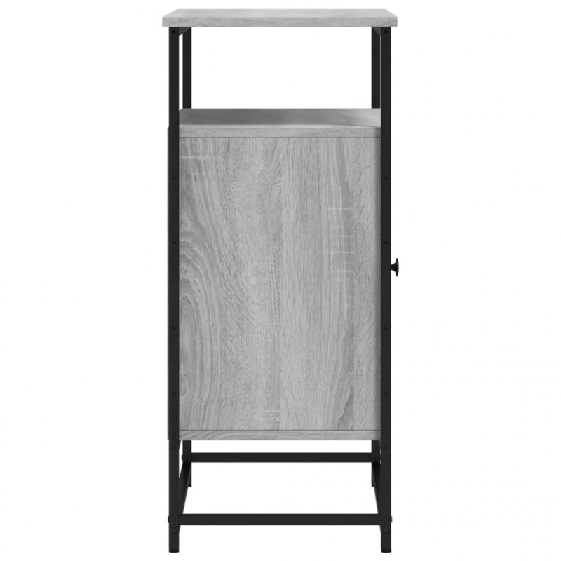 Komoda, szary dąb sonoma, 69x35x80 cm, materiał drewnopochodny