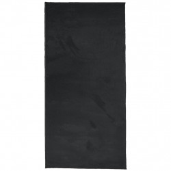 Dywan OVIEDO z krótkim włosiem, czarny, 100x200 cm