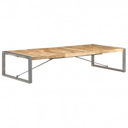 Stolik kawowy, 180 x 90 x 40 cm, surowe drewno mango