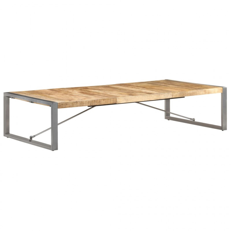 Stolik kawowy, 180 x 90 x 40 cm, surowe drewno mango